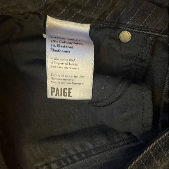 Paige Pinstriped jeans size 30 skinny fit - Picture 7 of 10